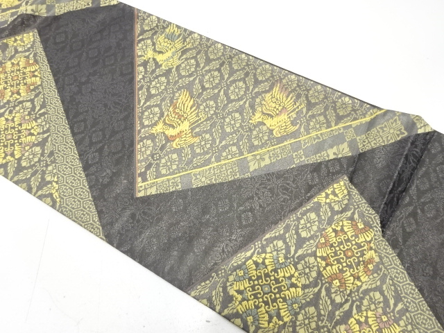 JAPANESE FUKURO OBI / WOVEN PHOENIX